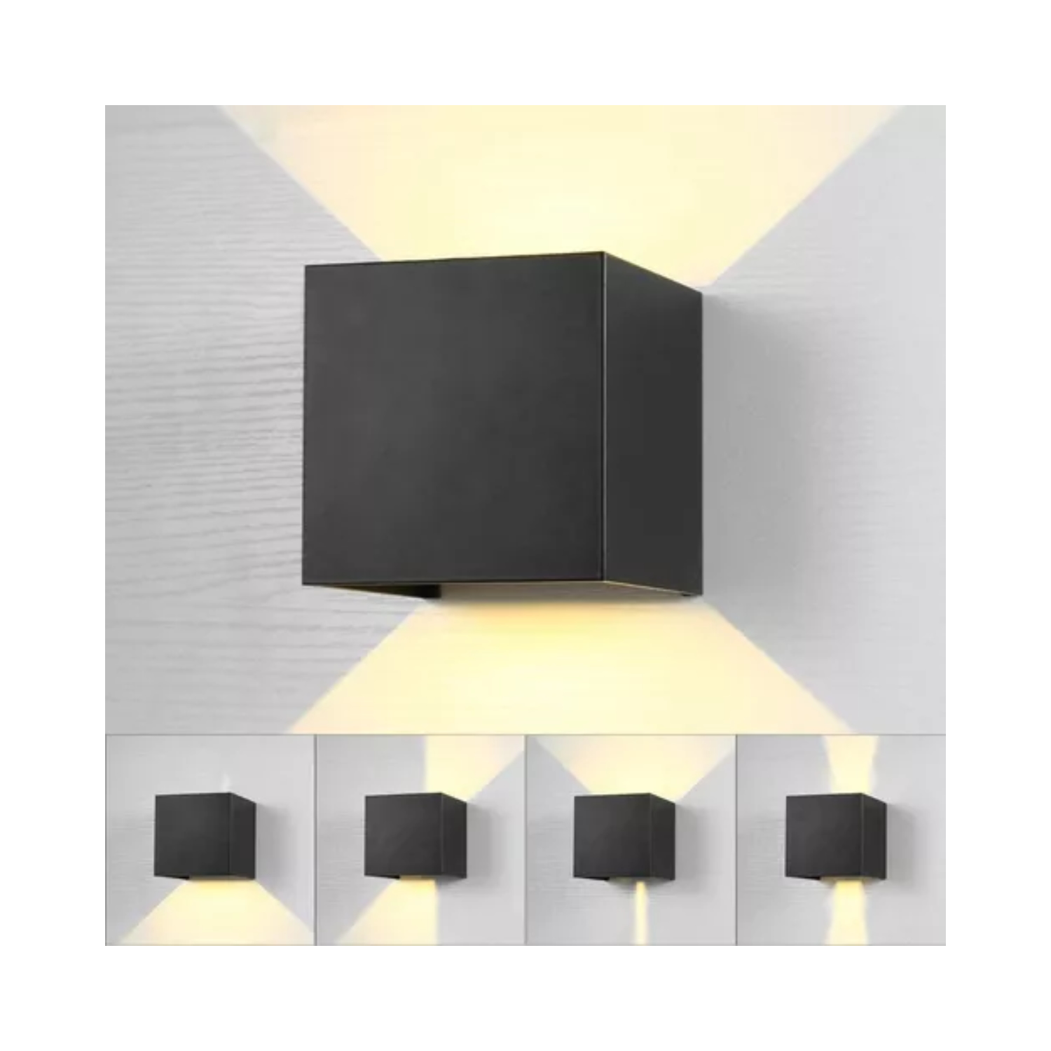 APLIQUE FOCO IMPORTCLICK HOG.601 LUZ CÁLIDA PARED LED EXTERIOR 10X10 CM - 3