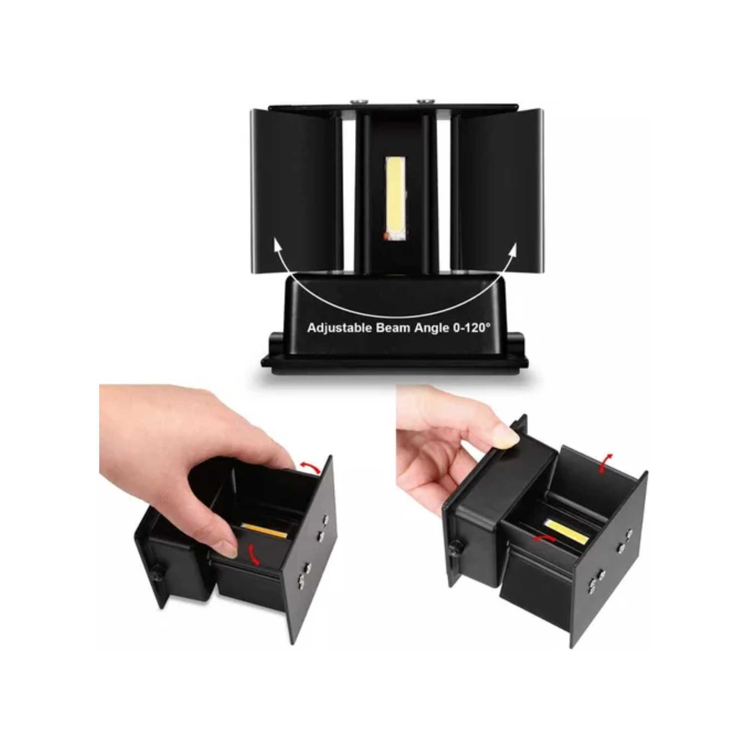APLIQUE FOCO IMPORTCLICK HOG.601 LUZ CÁLIDA PARED LED EXTERIOR 10X10 CM - 4