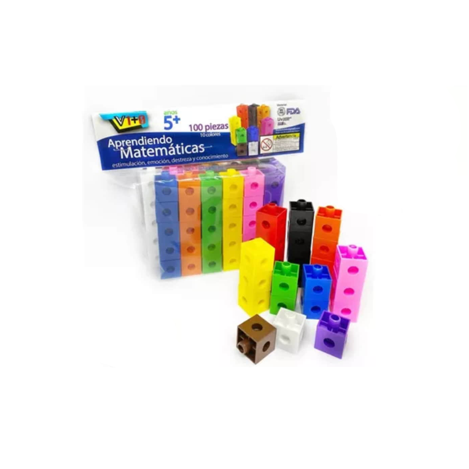 PACK IMPORTCLICK INF.91 100 CUBOS LEGO MULTIENCAJE INFANTIL - 4