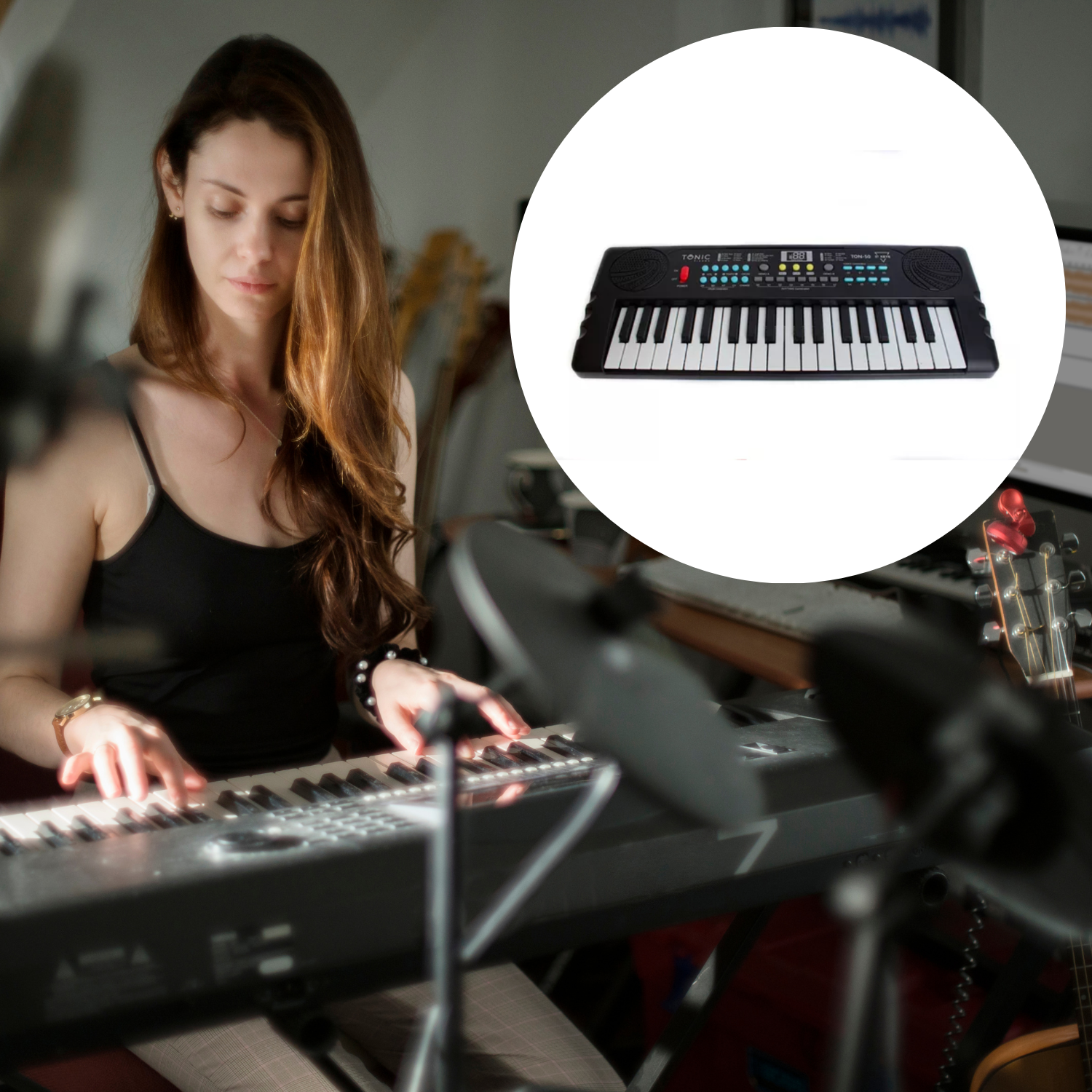 TECLADO IMPORTCLICK PIANO 37 TECLAS MÚSICA TEC.213 - 5