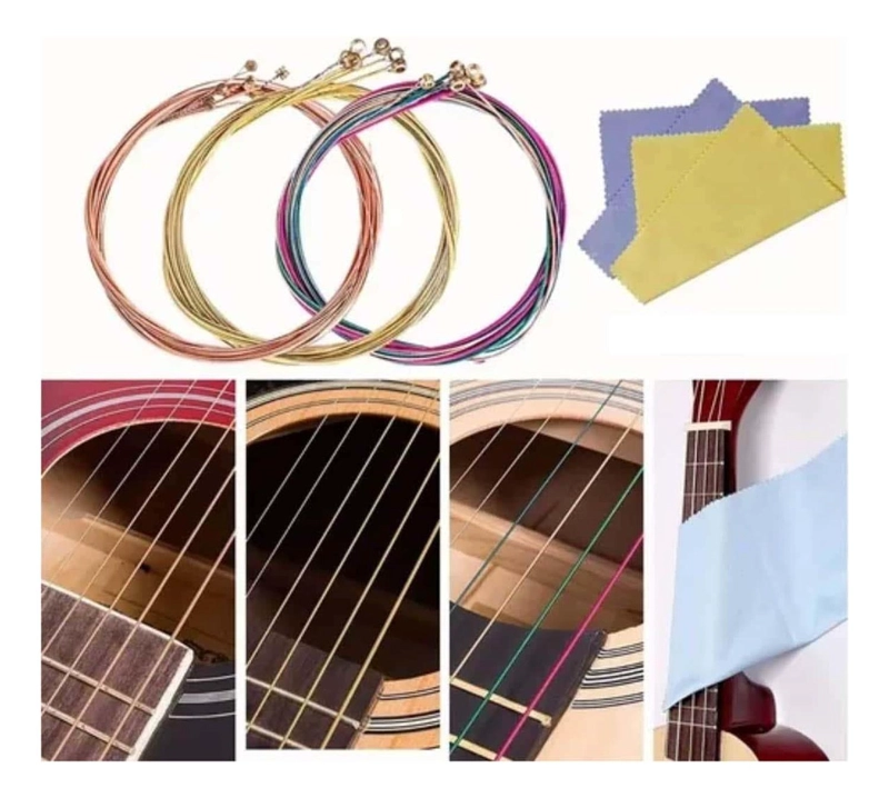 KIT IMPORTCLICK 66 ACCESORIOS GUITARRA ACÚSTICA CUERDAS - 5