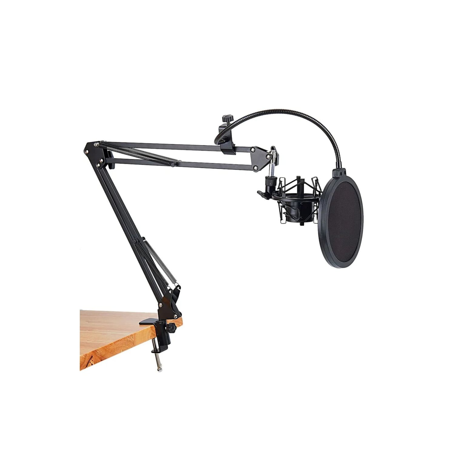 KIT SOPORTE IMPORTCLICK TEC.207 MICRÓFONO CONDENSADOR BRAZO ANTIPOP ARAÑA - 4