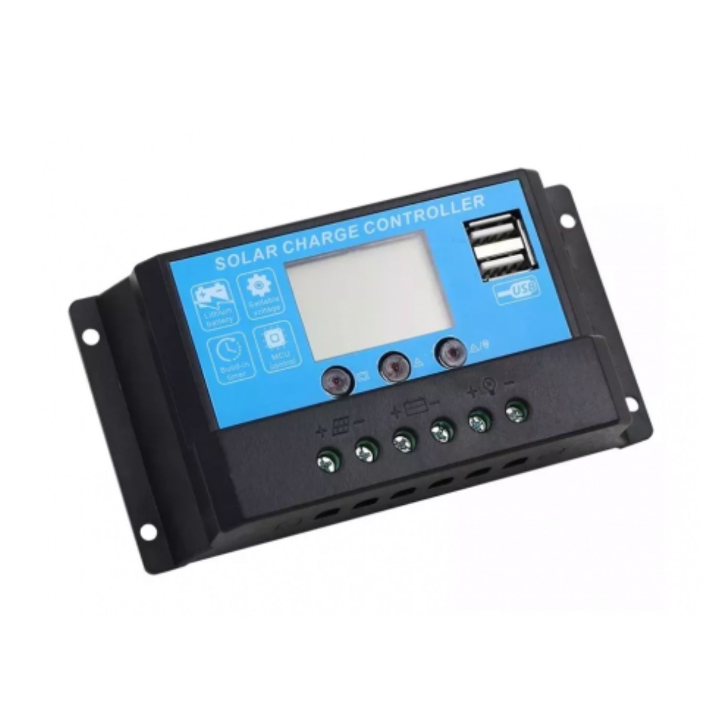 CONTROLADOR IMPORTCLICK REGULADOR CARGA SOLAR DIGITAL 12 V 24 V 30A 2 USB HOG.512 - 2