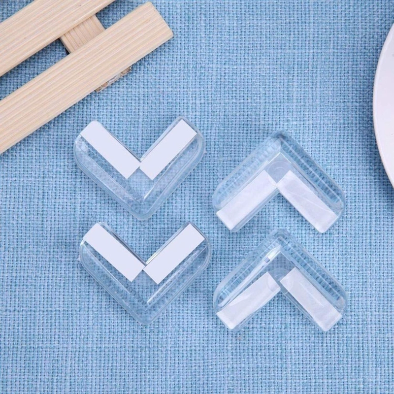 SET IMPORTCLICK INF.85 TRANSPARENTE 8 ESQUINEROS MESAS MUEBLES PROTECCIÓN BEBÉ - 5