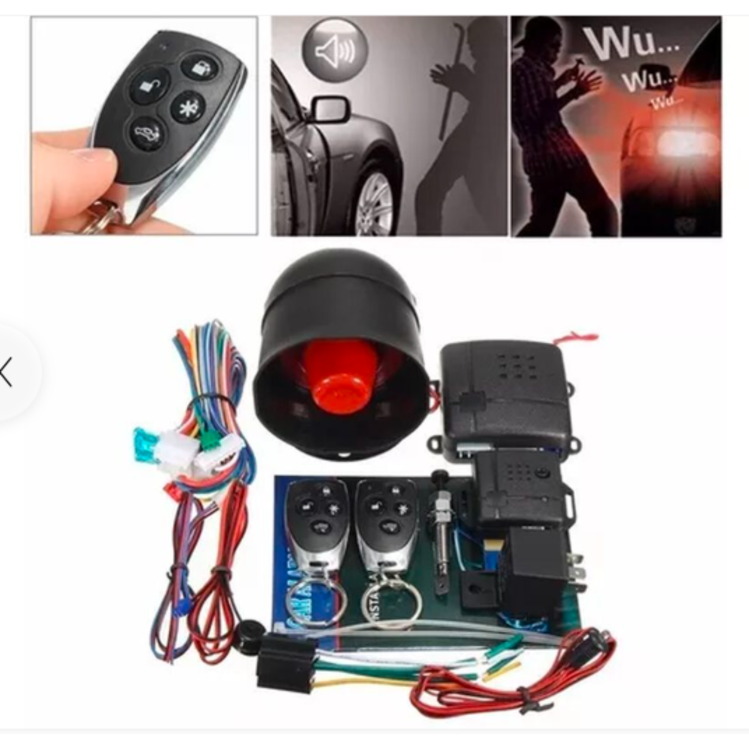 ALARMA IMPORTCLICK AUTO SISTEMA ANTI ROBOS SEGURIDAD 2 MANDOS - 5
