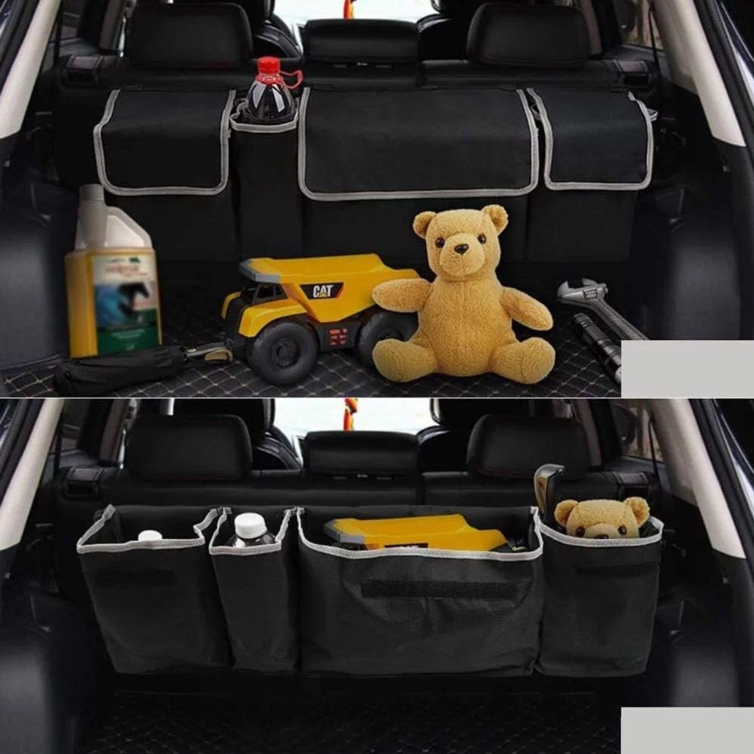 ORGANIZADOR ASIENTO AUTOMÓVIL IMPORTCLICK COLGANTE MULTIUSO 4 ESPACIOS 90X25 CM - 6