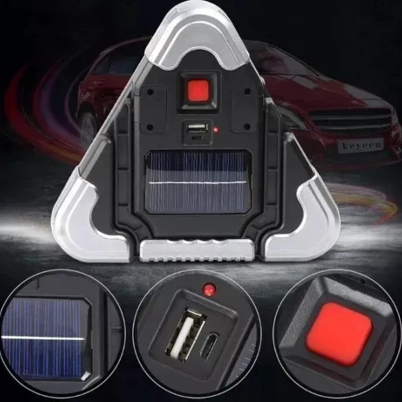 LUZ EMERGENCIA IMPORTCLICK AUTOMÓVIL RECARGABLE TRIANGULO MULTIFUNCIÓN - 4