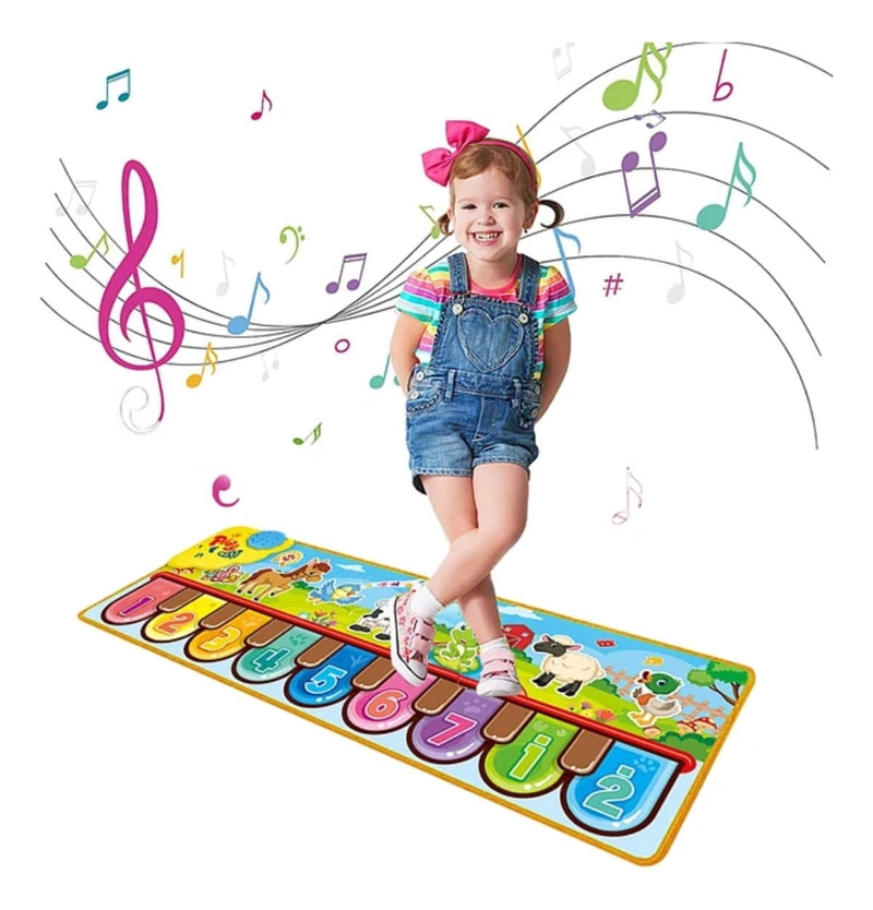 ALFOMBRA IMPORTCLICK MUSICAL PIANO INFANTIL BATERÍA 85X30 CM INF.111 - 2