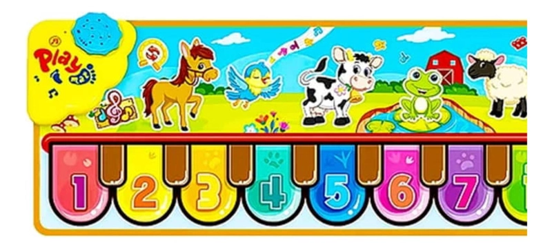 ALFOMBRA IMPORTCLICK MUSICAL PIANO INFANTIL BATERÍA 85X30 CM INF.111 - 3
