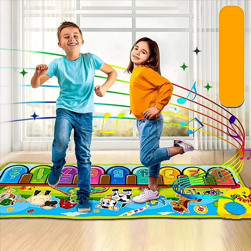 ALFOMBRA IMPORTCLICK MUSICAL PIANO INFANTIL BATERÍA 85X30 CM INF.111 - 4
