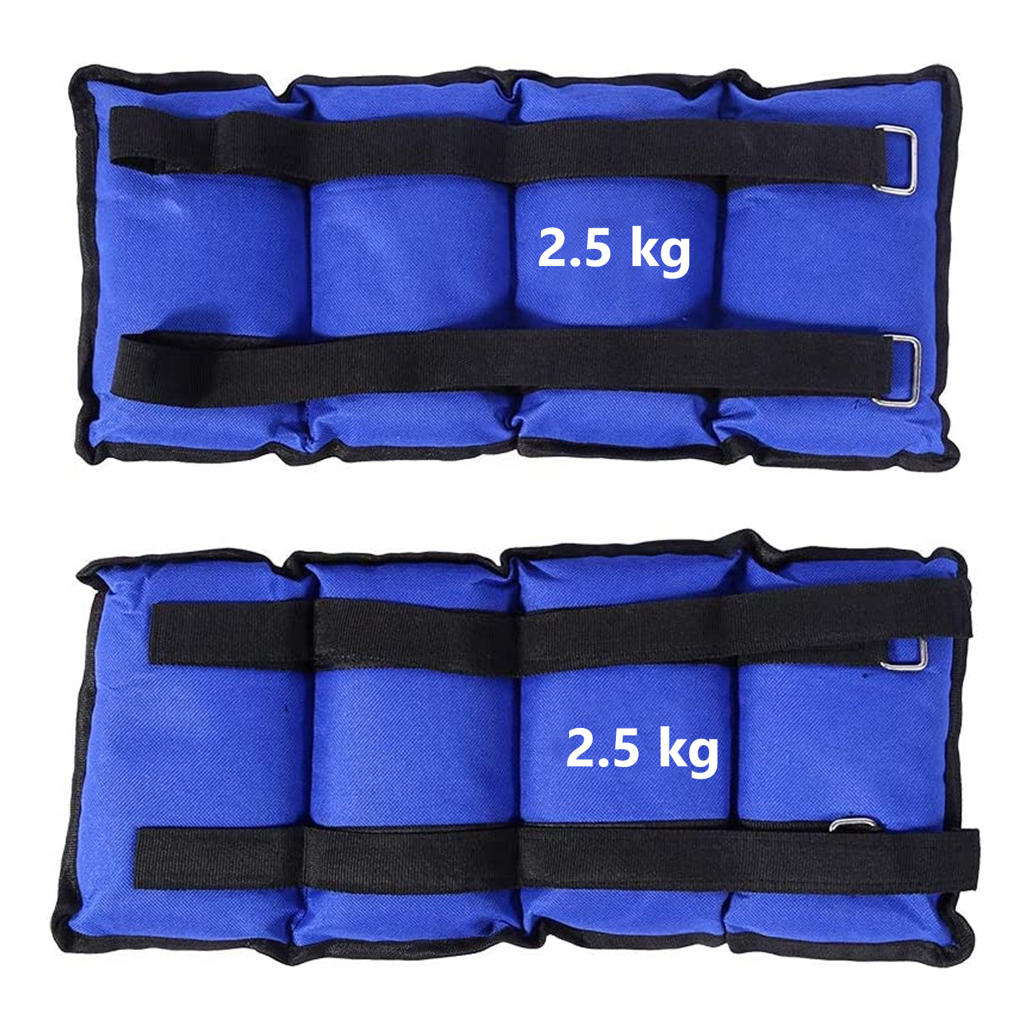 PESAS DEPORTIVAS IMPORTCLICK 5 KG TOBILLOS MUÑECA AZUL - 2