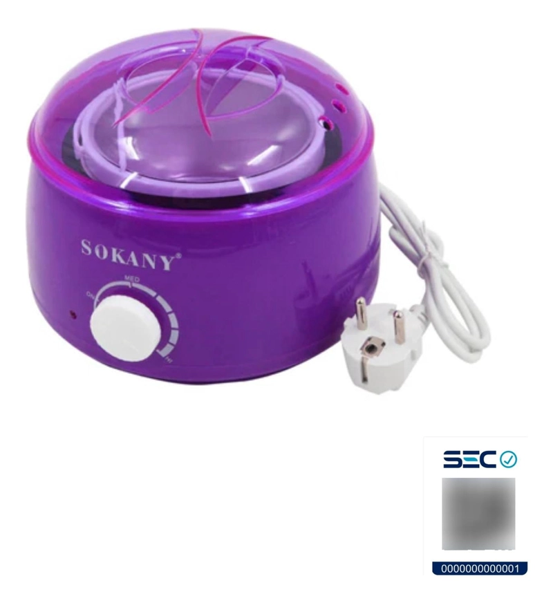 OLLA PARA CERA IMPORTCLICK SAL.60 CALENTADOR ELÉCTRICO MORADO - 5