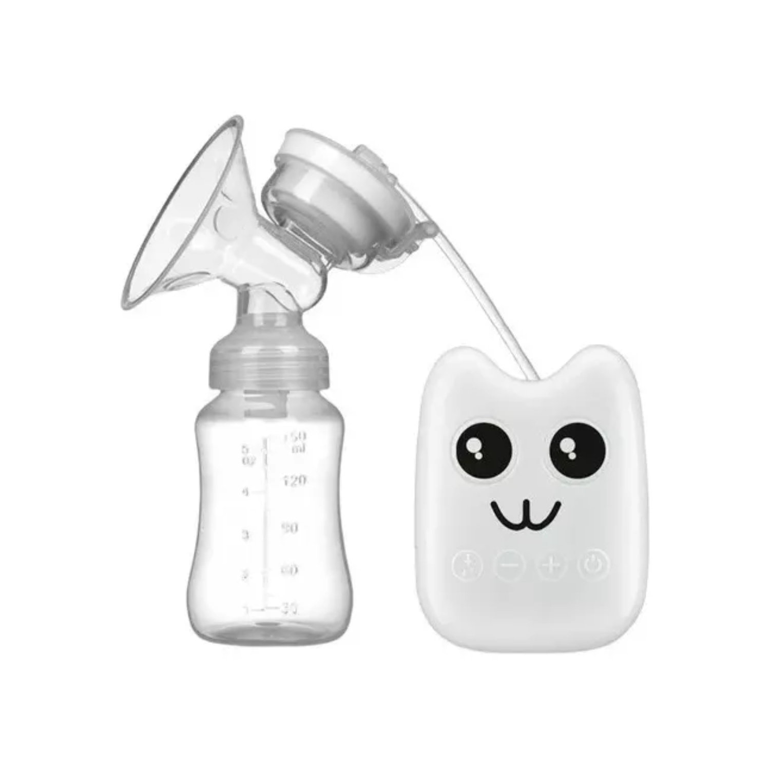 EXTRACTOR LECHE IMPORTCLICK SAL.66 TRANSPARENTE ELÉCTRICO MATERNO SACA-LECHE RECOLECTOR - 1