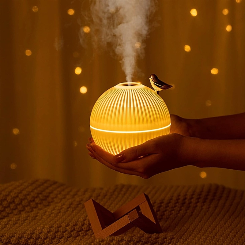 DIFUSOR HUMIDIFICADOR AROMAS IMPORTCLICK HOG.819 LUZ LED DISEÑO ALONDRA USB 330 ML - 3