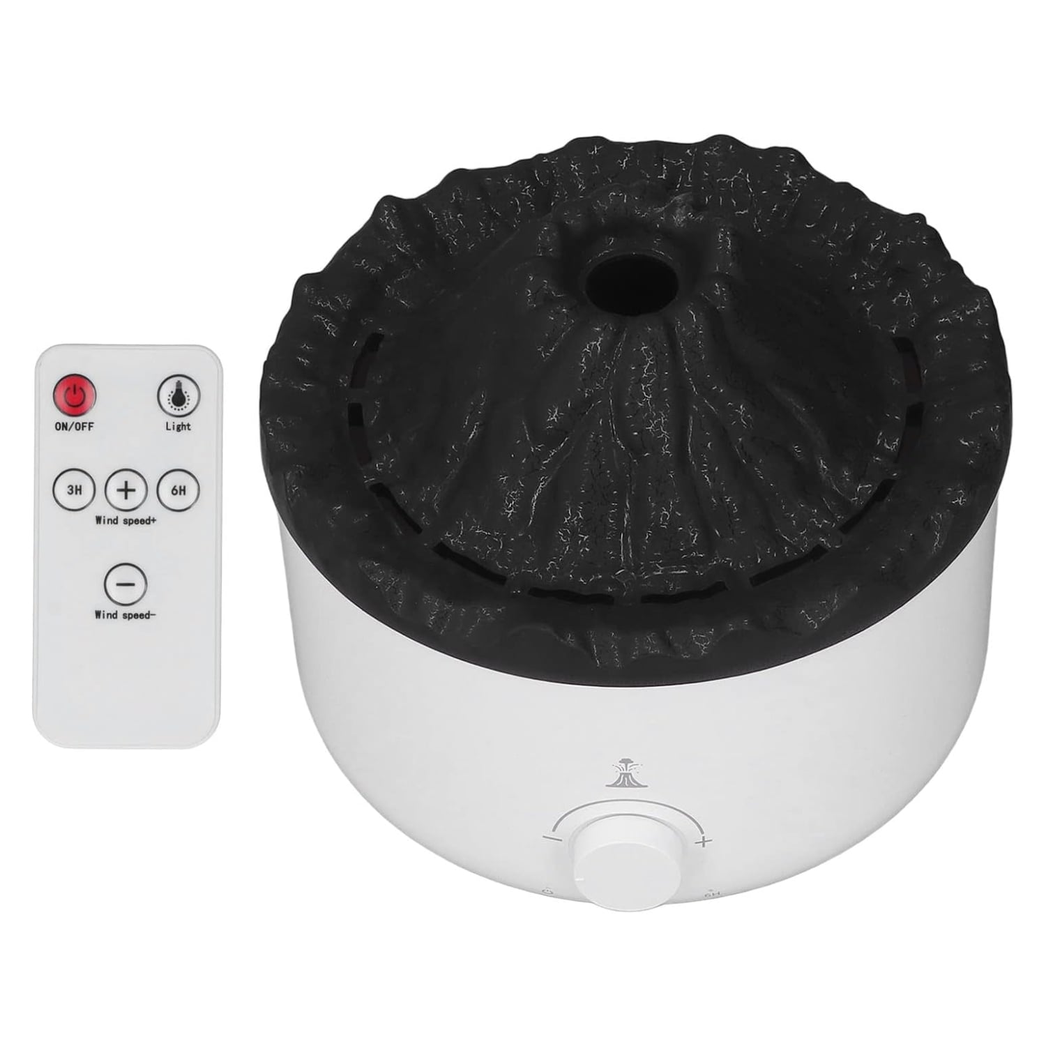 DIFUSOR HUMIDIFICADOR AROMAS IMPORTCLICK HOG.820 LUZ LED DISEÑO VOLCÁN USB 500 ML - 2