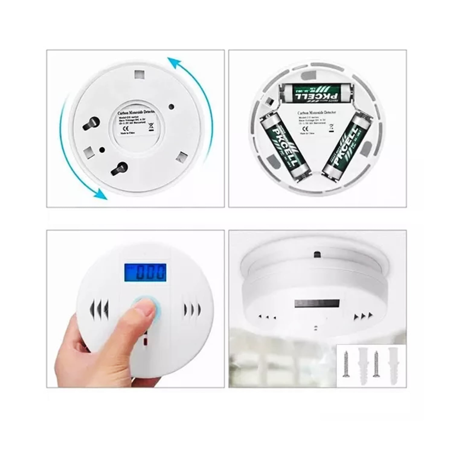ALARMA IMPORTCLICK DETECTOR MONÓXIDO CARBONO AUTÓNOMO DIGITAL HOG.832 - 2