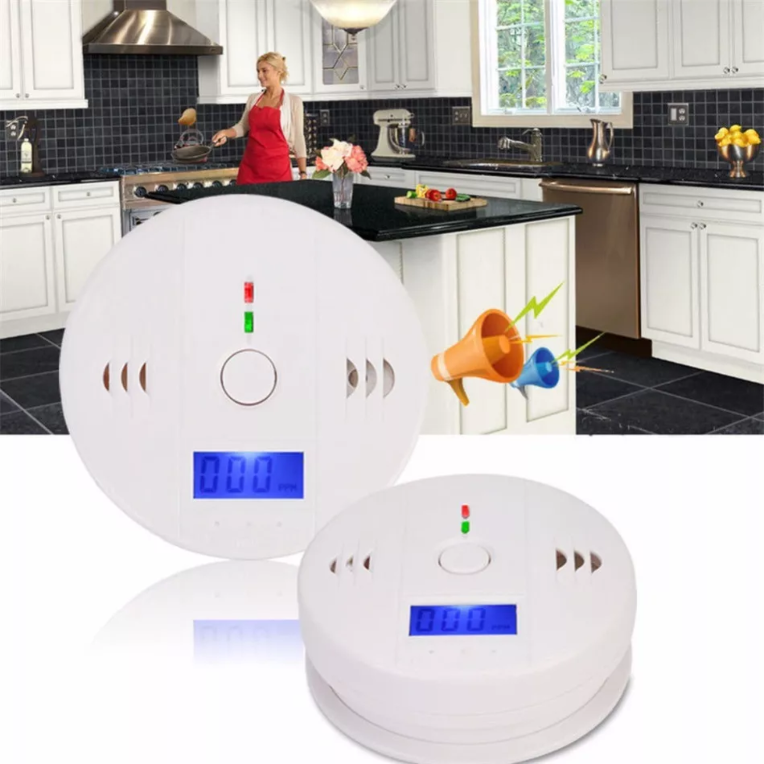 ALARMA IMPORTCLICK DETECTOR MONÓXIDO CARBONO AUTÓNOMO DIGITAL HOG.832 - 5