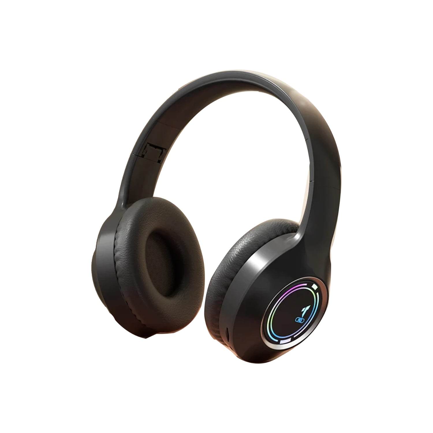 AUDÍFONOS IMPORTCLICK TEC.322 LUMINOSO PLEGABLES HIFI BLUETOOTH 5.3 NEGRO - 1