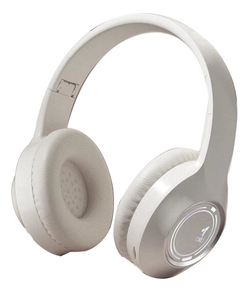 AUDÍFONOS IMPORTCLICK TEC.321 LUMINOSO PLEGABLES HIFI BLUETOOTH 5.3 BLANCO - 1
