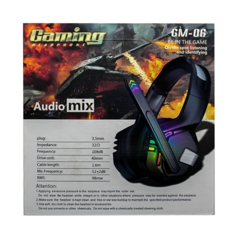 AUDÍFONOS GAMER IMPORTCLICK HEADSET TEC.282 SOUND HD MICRÓFONO - 5