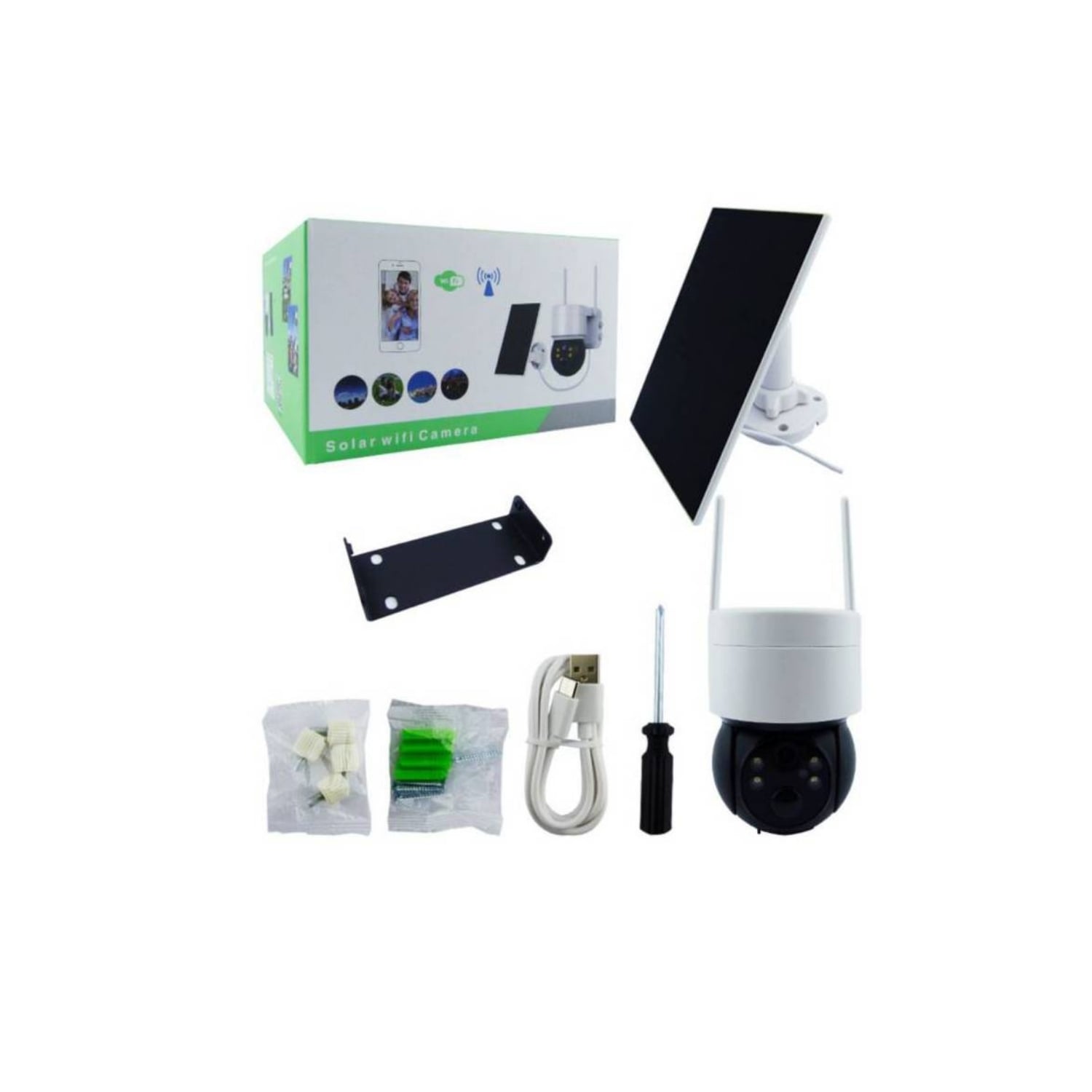CÁMARA VIGILANCIA IMPORTCLICK TEC.291 IP SOLAR LED WIFI VISIÓN NOCTURNA - 2