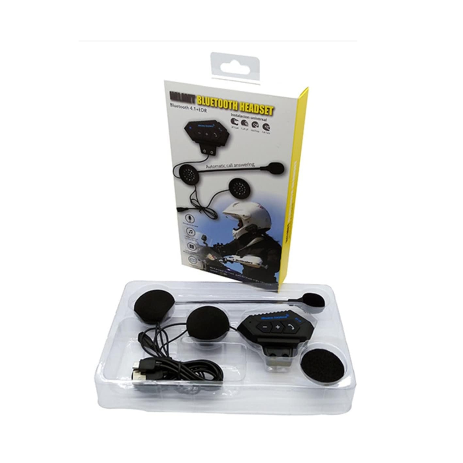 AUDÍFONOS IMPORTCLICK TEC.289 CASCO MOTO BLUETOOTH - 4