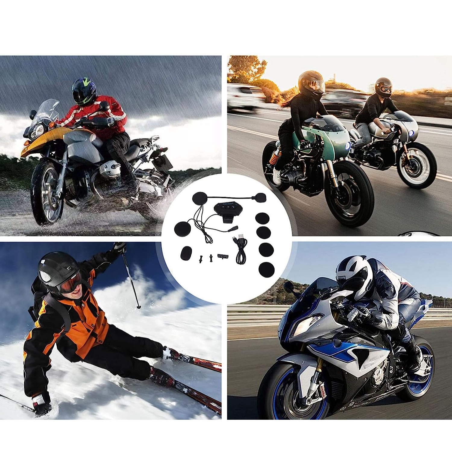 AUDÍFONOS IMPORTCLICK TEC.289 CASCO MOTO BLUETOOTH - 5