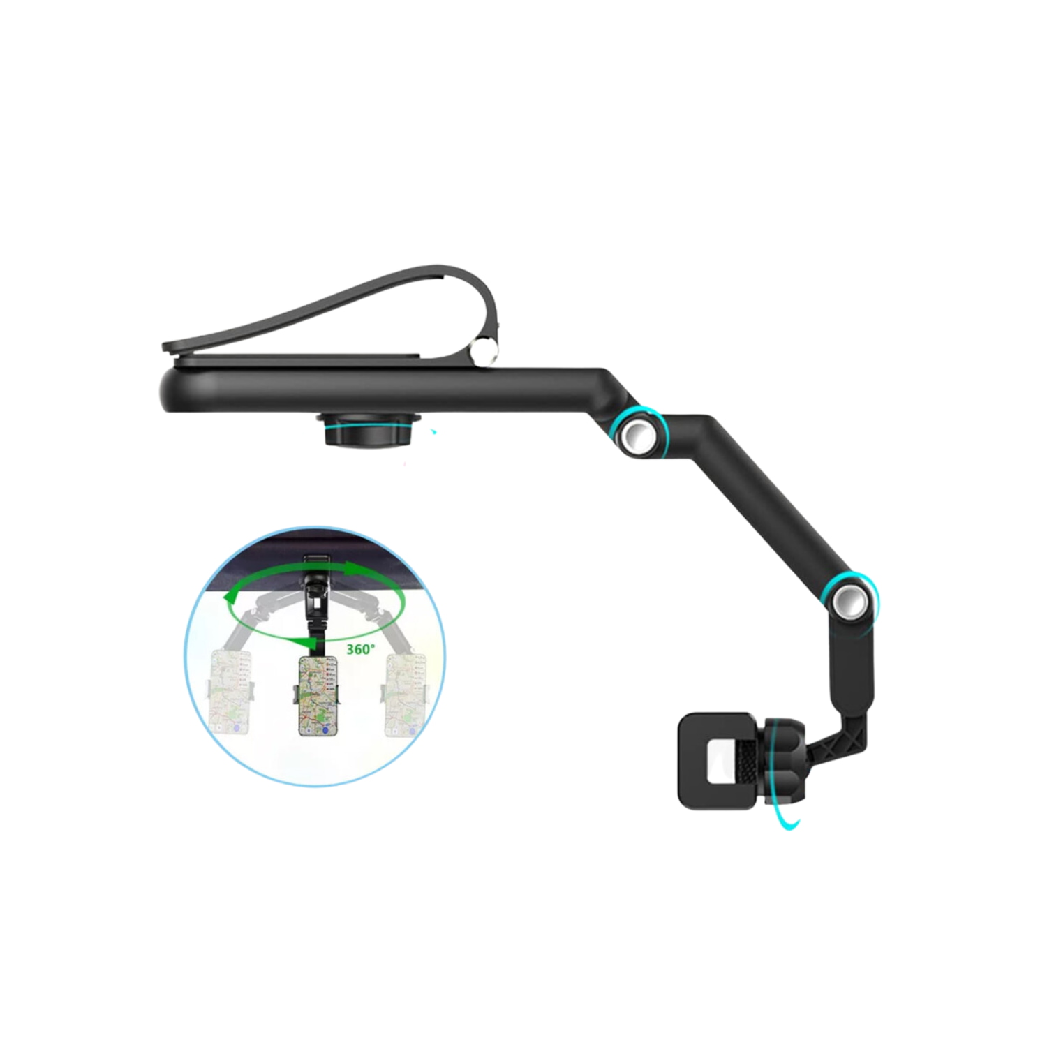 SOPORTE CELULAR IMPORTCLICK TEC.304 BRAZO PARASOL AUTOMÓVIL - 2