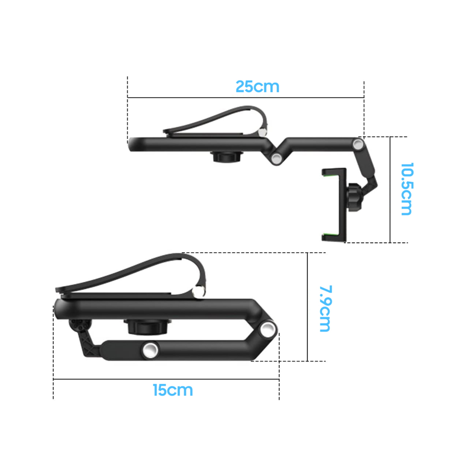 SOPORTE CELULAR IMPORTCLICK TEC.304 BRAZO PARASOL AUTOMÓVIL - 3
