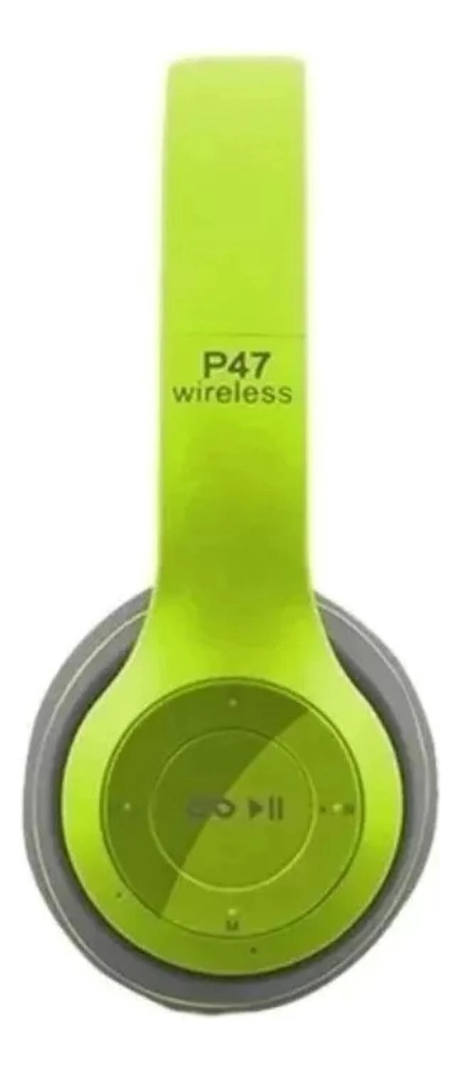AUDÍFONOS IMPORTCLICK TEC.336 RECARGABLE FM TF BLUETOOTH VERDE MICRÓFONO - 2