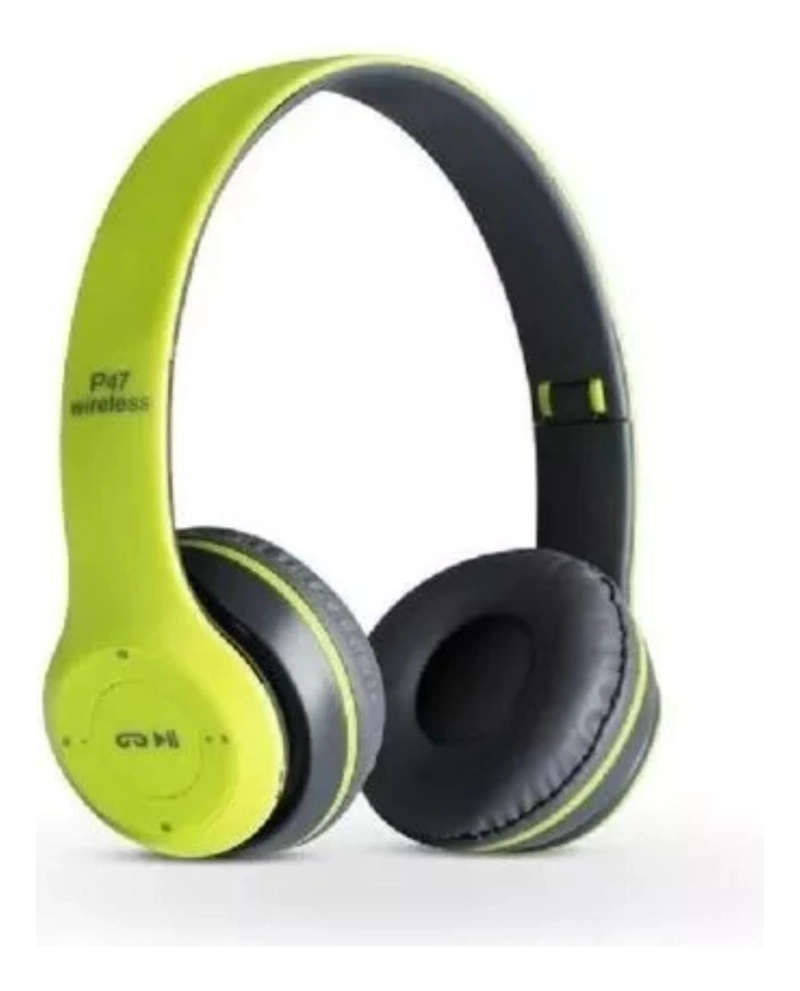 AUDÍFONOS IMPORTCLICK TEC.336 RECARGABLE FM TF BLUETOOTH VERDE MICRÓFONO - 4