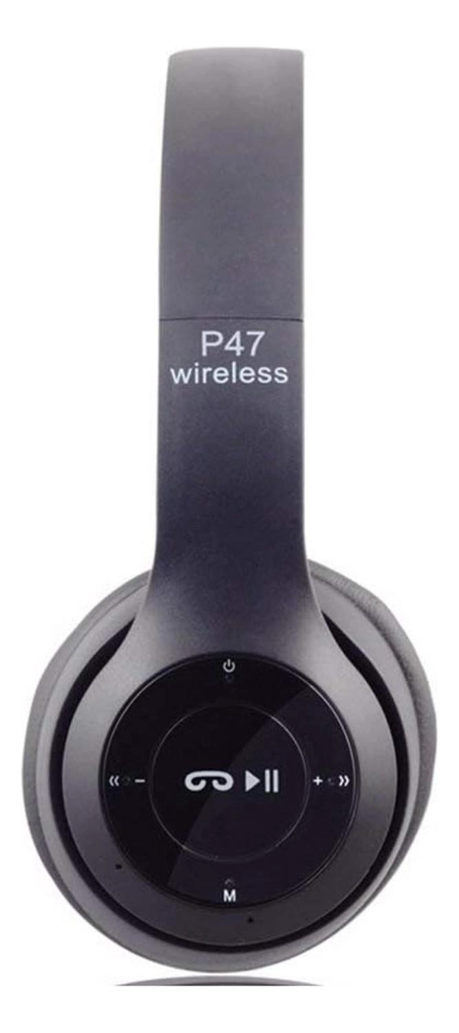 AUDÍFONOS IMPORTCLICK TEC.337 RECARGABLE FM TF BLUETOOTH NEGRO MICRÓFONO - 2