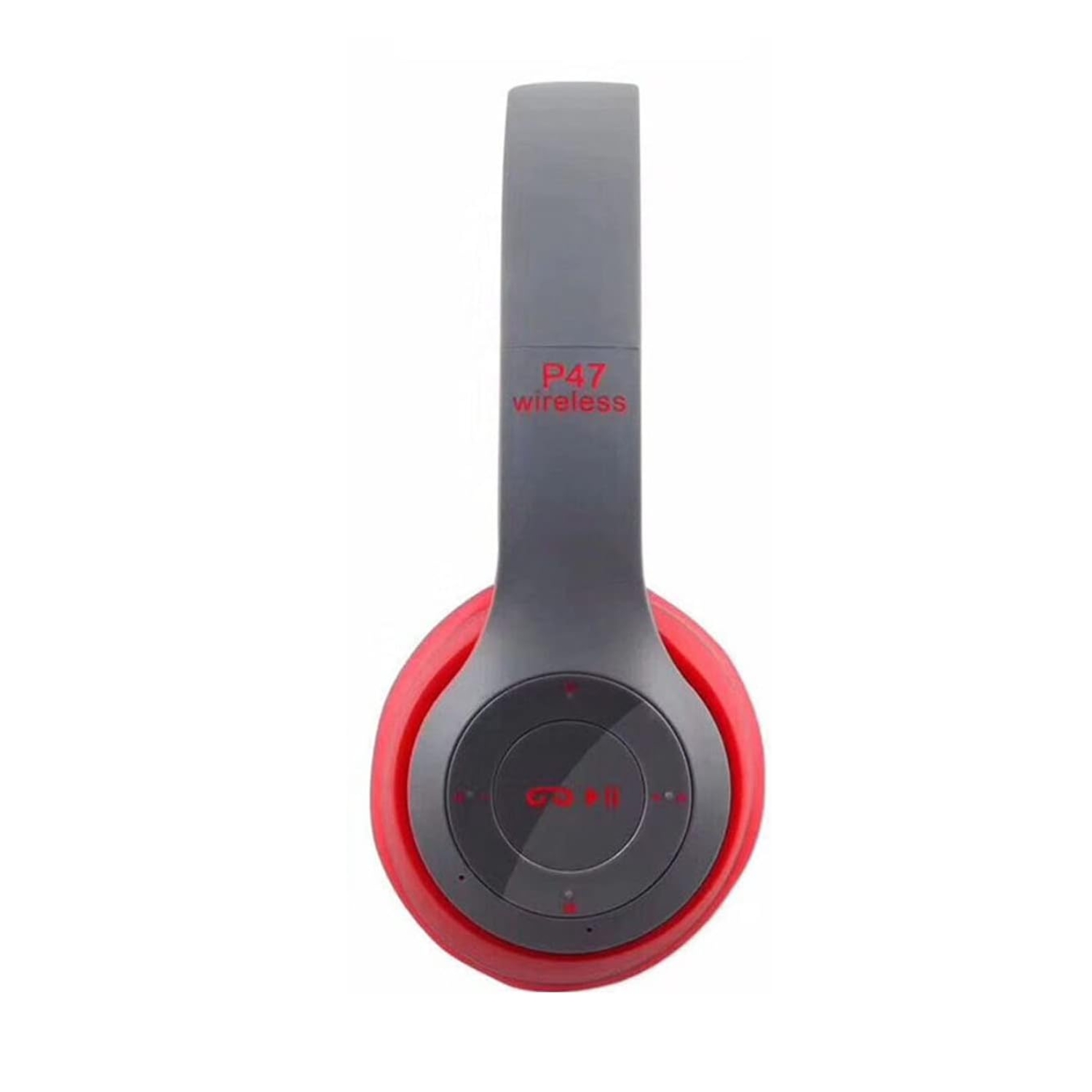 AUDÍFONOS IMPORTCLICK TEC.338 RECARGABLE FM TF BLUETOOTH ROJO MICRÓFONO - 2