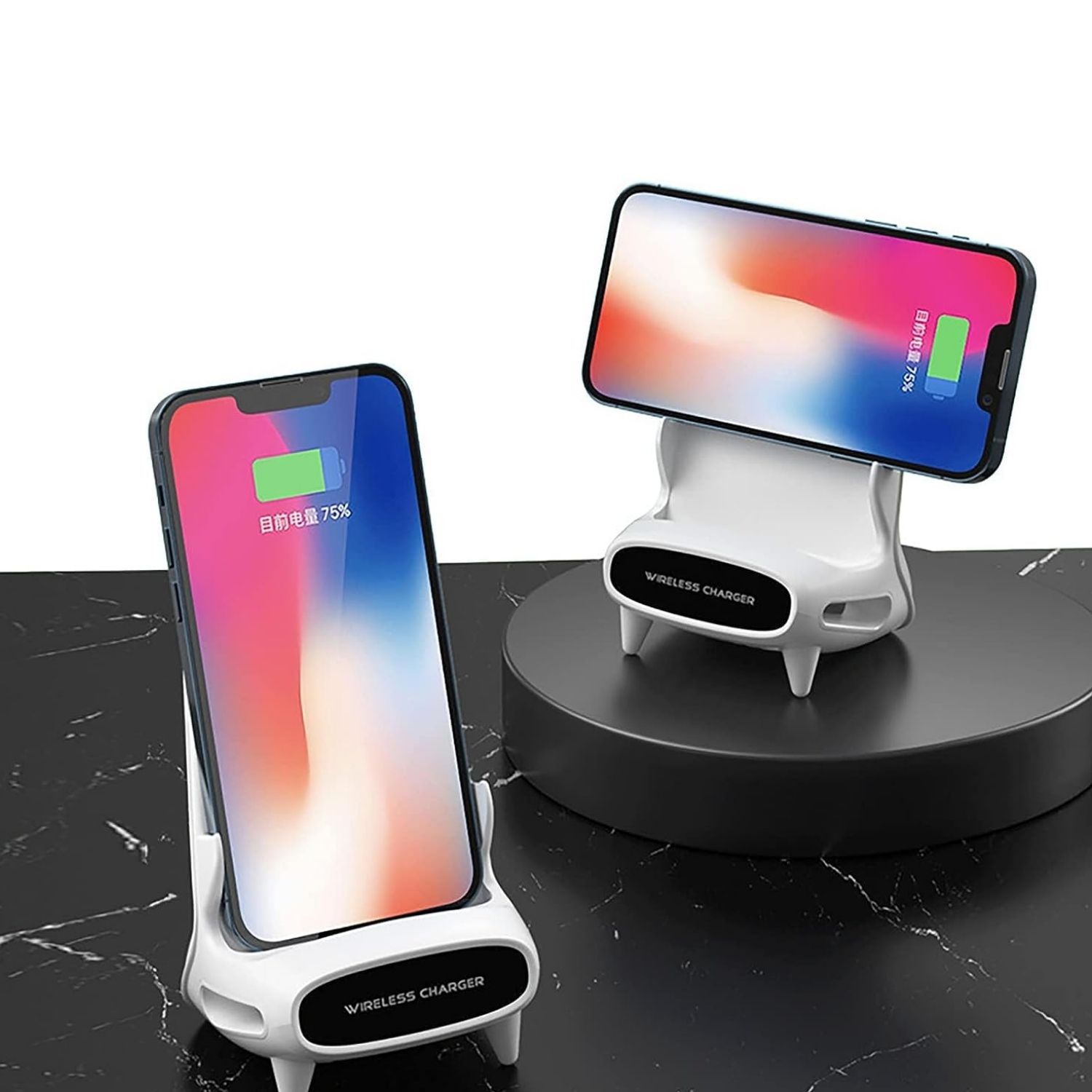 CARGADOR USB C PORTÁTIL ESCRITORIO 15 WATT BLANCO - 4