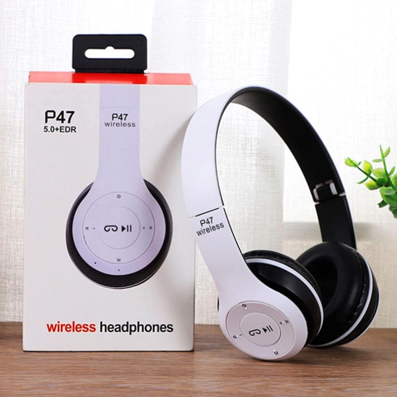 AUDÍFONOS IMPORTCLICK TEC.339 RECARGABLE FM TF BLUETOOTH BLANCO MICRÓFONO - 5