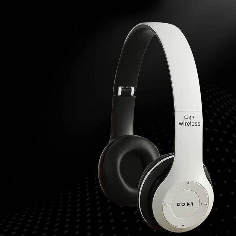 AUDÍFONOS IMPORTCLICK TEC.339 RECARGABLE FM TF BLUETOOTH BLANCO MICRÓFONO - 6