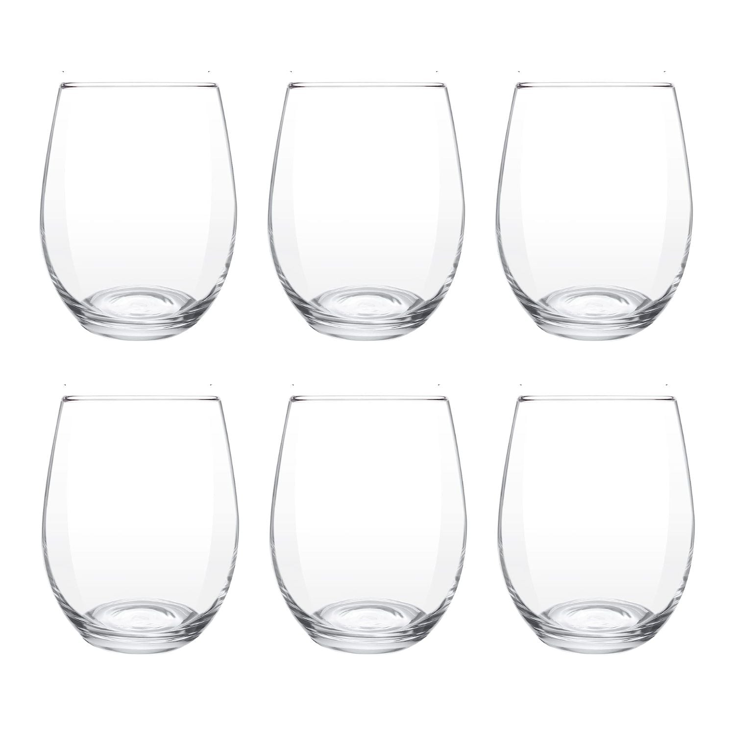 SET 6 VASOS VIDRIO VALENCIA 375 ML