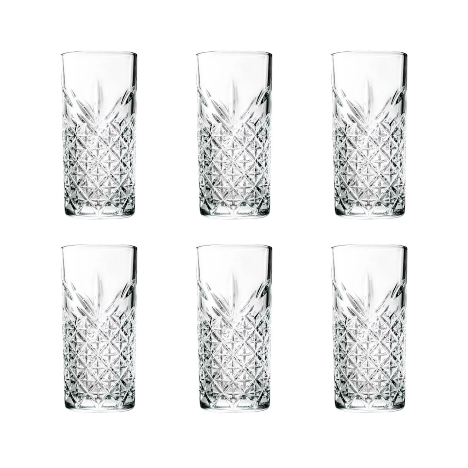 SET 6 VASOS VIDRIO CÁDIZ 450 ML - 3