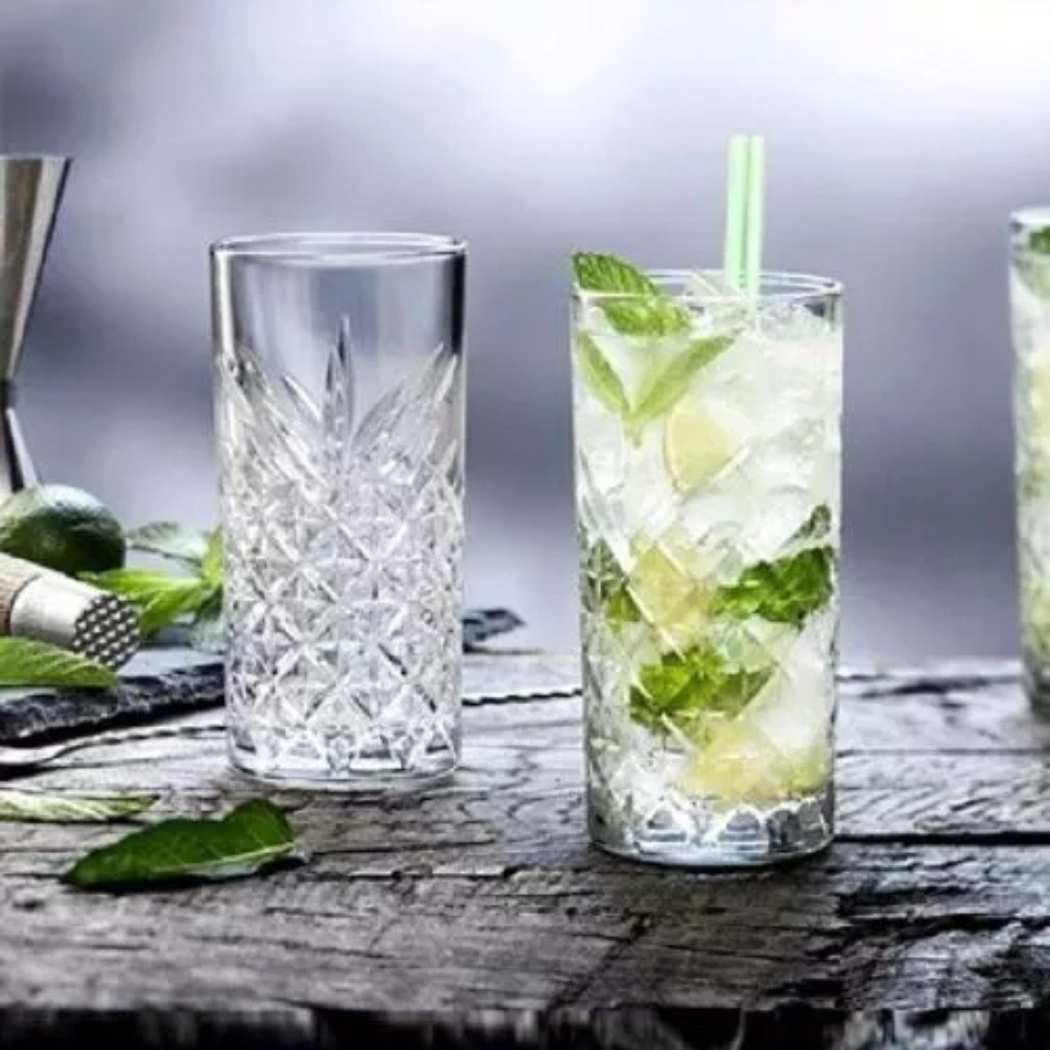 SET 6 VASOS VIDRIO CÁDIZ 450 ML - 5