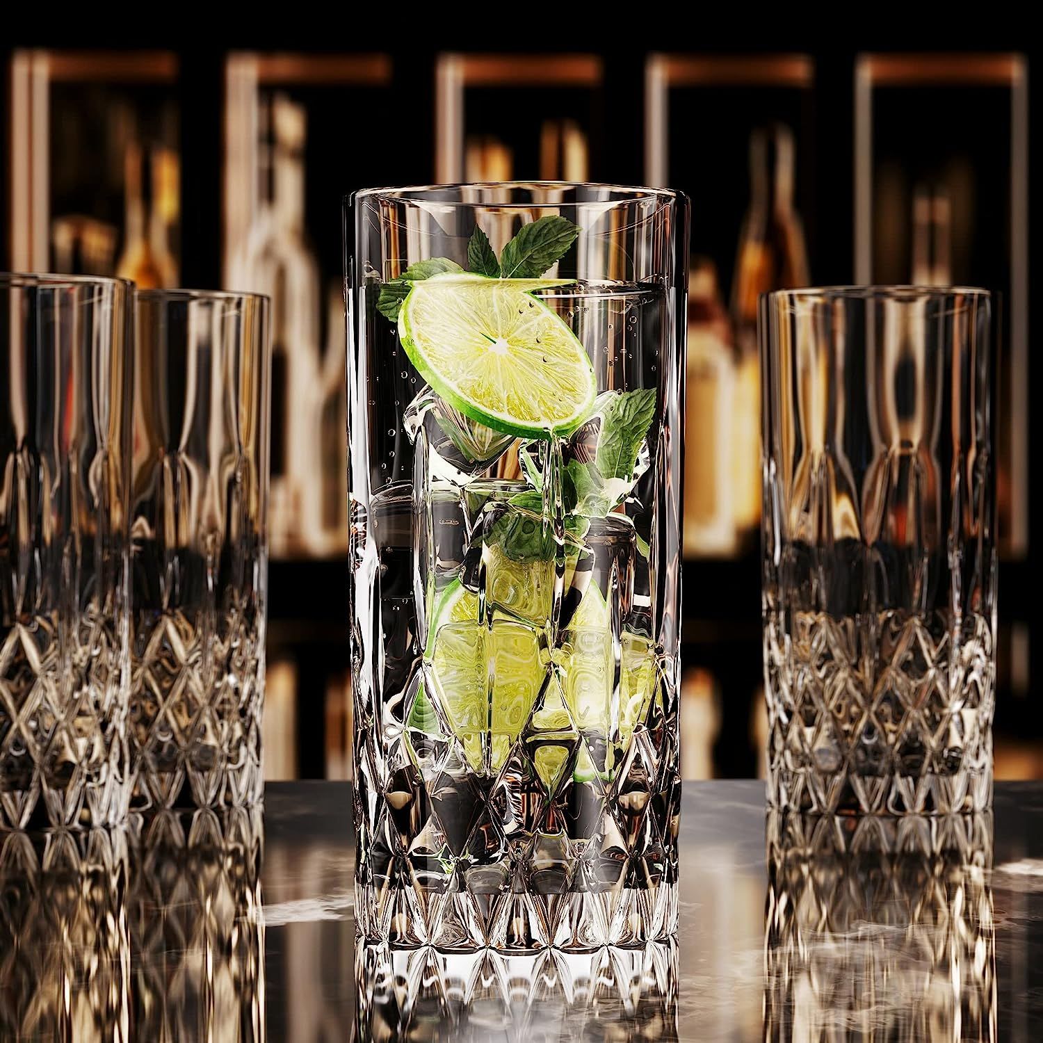 SET 6 VASOS VIDRIO CÁDIZ 450 ML - 8