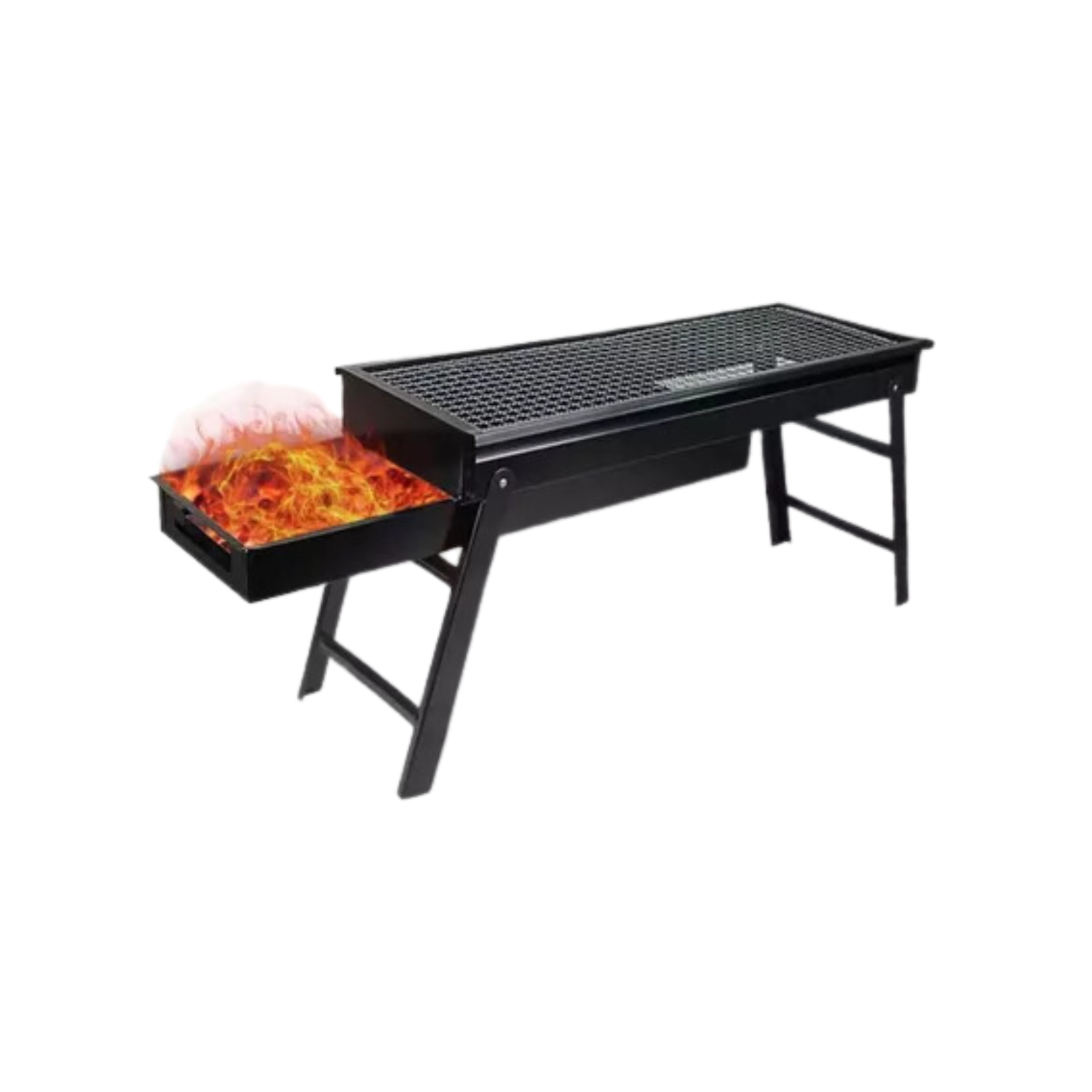PARRILLA BARBACOA ASADO GRILL ANTIADHERENTE 60X22X33 CM - 5