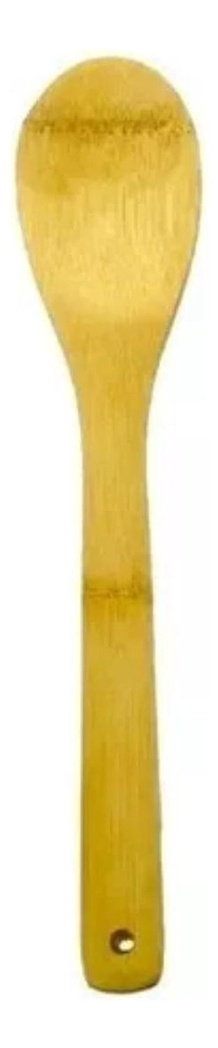 SET UTENSILIOS 3 PIEZAS BAMBU COCINA ANTIADHERENTE - 2