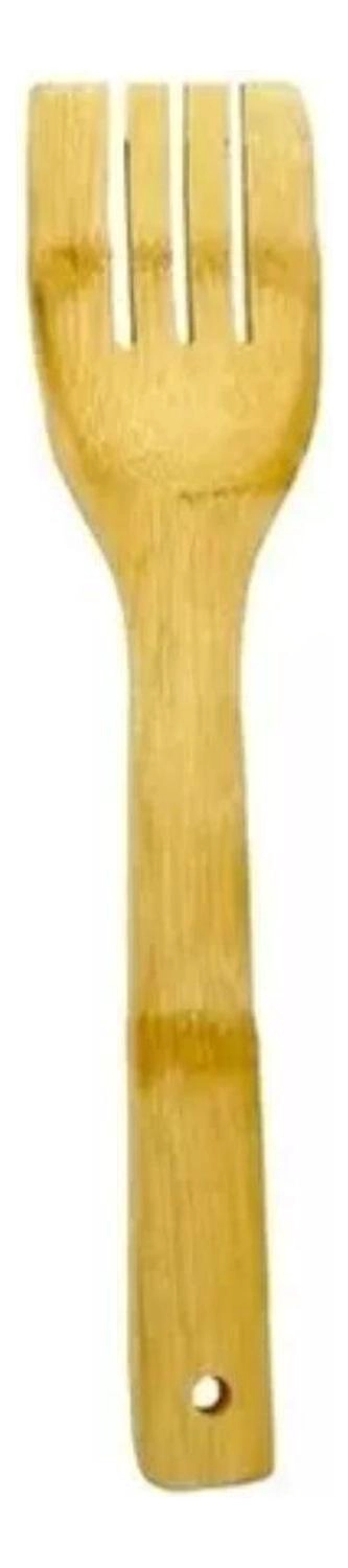 SET UTENSILIOS 3 PIEZAS BAMBU COCINA ANTIADHERENTE - 4