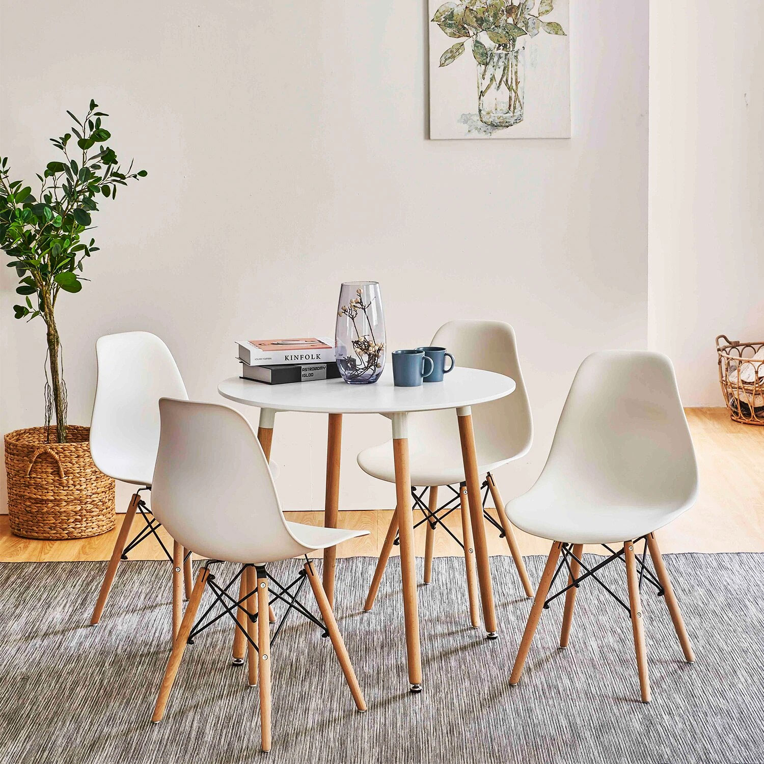 SILLA IMPORTCLICK HOG.733 BLANCO EAMES HOGAR COMEDOR - 5