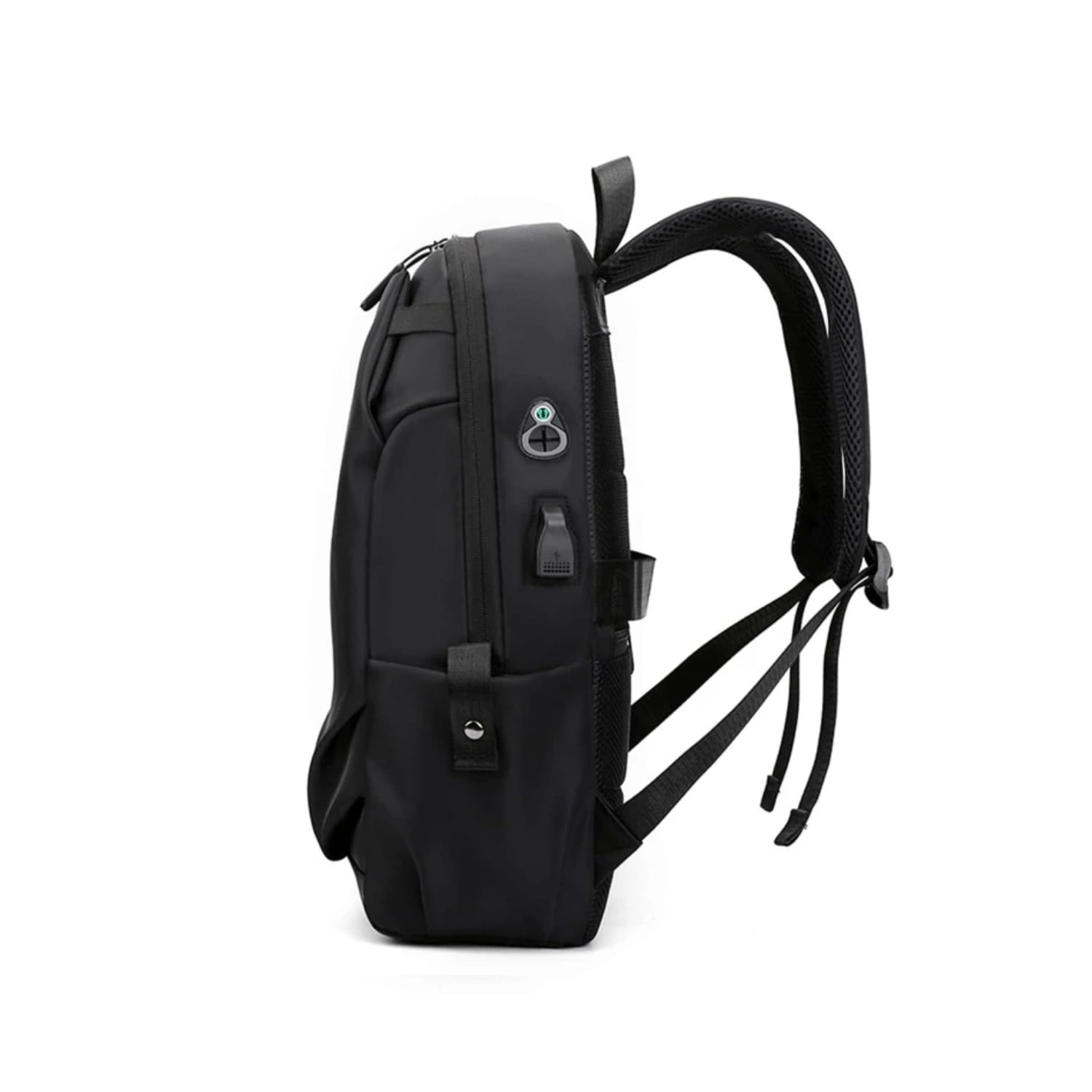 MOCHILA DEPORTE ESCOLAR URBANA ANTIRROBO 45 LITROS NEGRO - 3