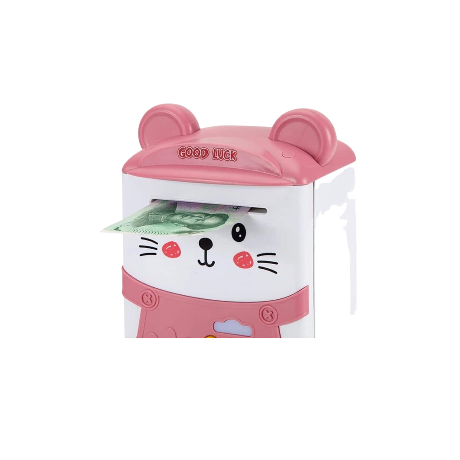 ALCANCÍA ELECTRÓNICA CAJA FUERTE INFANTIL PORTÁTIL ROSADO - 3