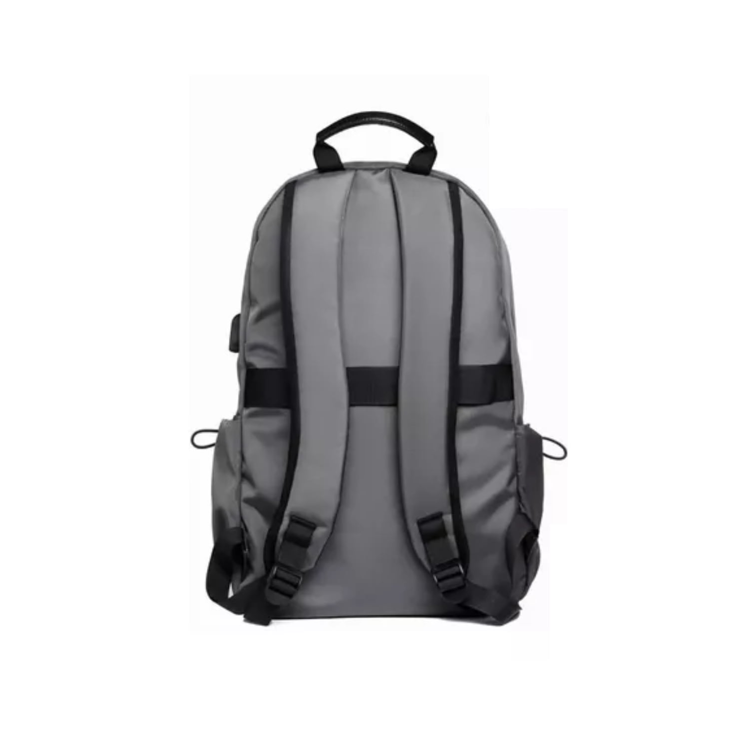 MOCHILA IMPERMEABLE ANTIRROBO PUERTO USB 35 LT GRIS - 4