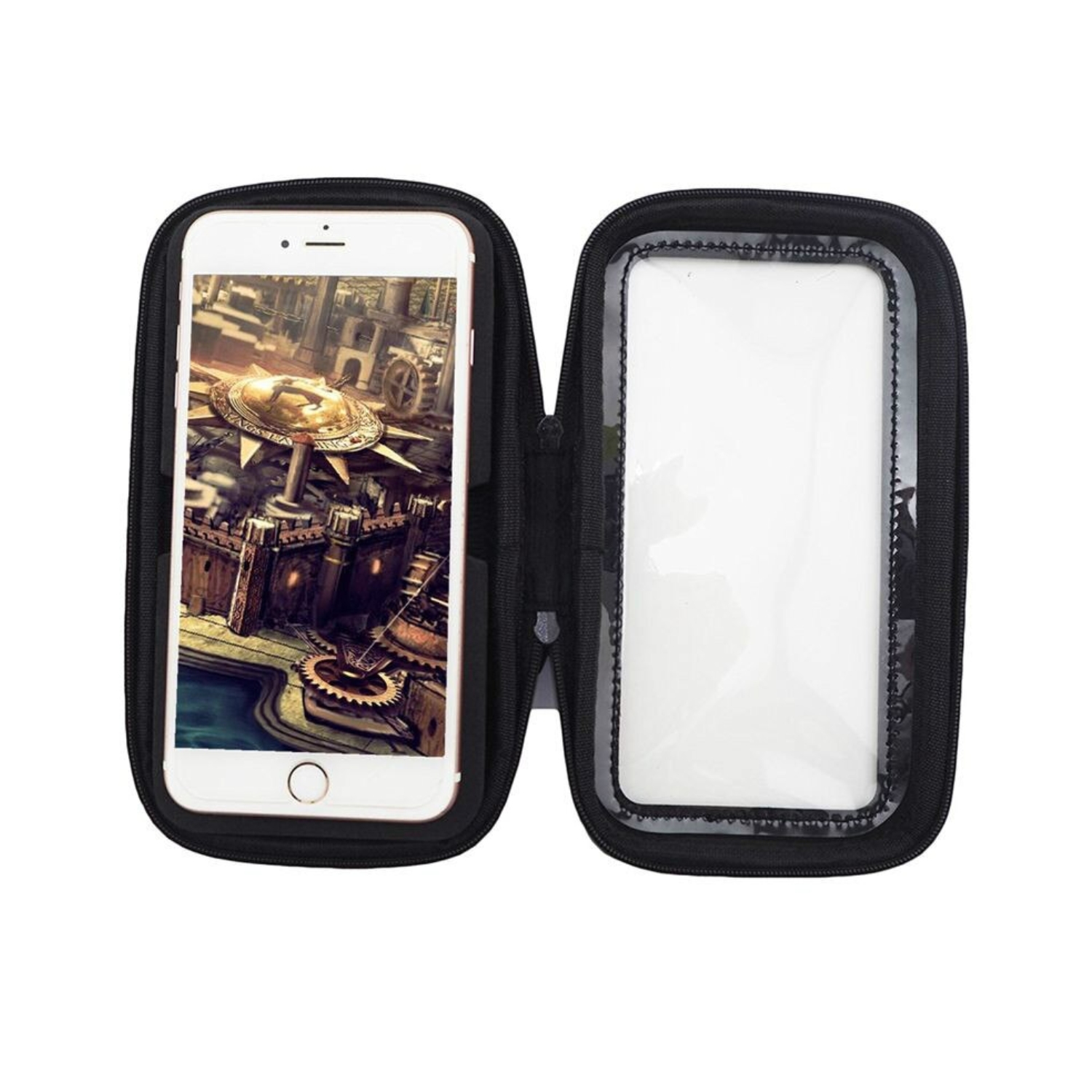 SOPORTE IMPORTCLICK FUNDA CARCASA CELULAR BICICLETA MOTO IMPERMEABLE - 4