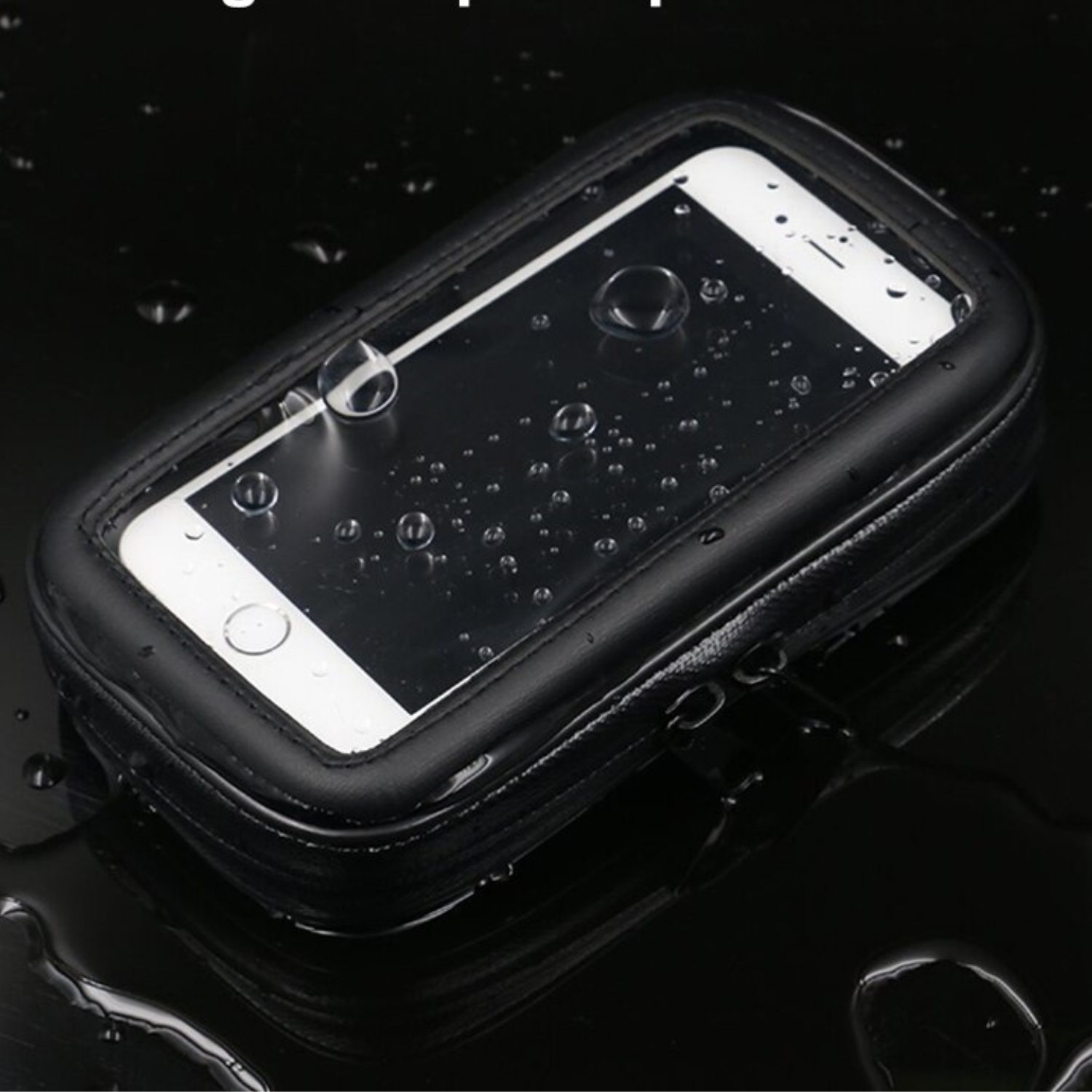 SOPORTE IMPORTCLICK FUNDA CARCASA CELULAR BICICLETA MOTO IMPERMEABLE - 6