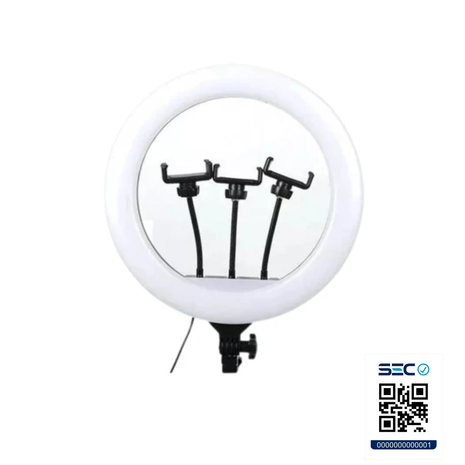 ARO LUZ IMPORTCLICK TEC.296 33CM PROFESIONAL GIGANTE 45 CM 3 SOPORTES TRÍPODE 2.10 - 4
